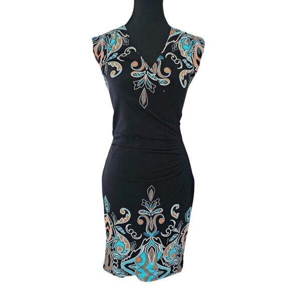 Le Chateau Women's Slip Dress, XXS, Midi Length, Sleeveless V-Neck - Picture 1 of 16